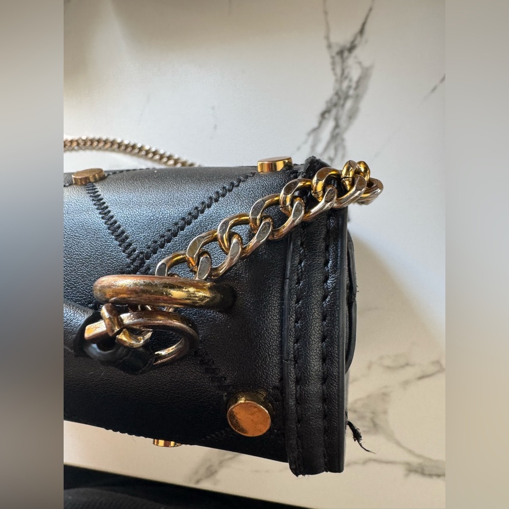 Love Moschino Black Quilted Shoulder Chain ⛓️‍💥 Bag - Picture 11 of 13